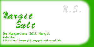 margit sult business card